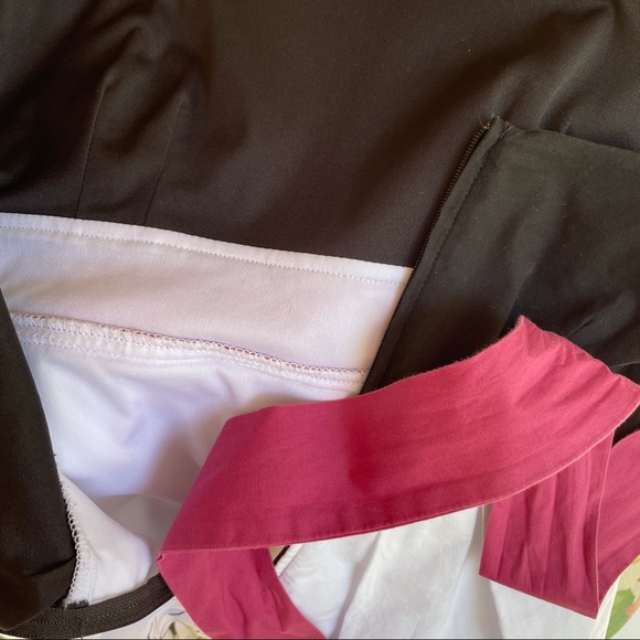 Spring Sun Dress size 3/4 Maurice’s black sleeveless fitted bodice floral skirt - Picture 7 of 11